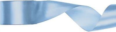 Produktbild von Satinband, nebelblau, 50mm/25m