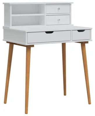 Image de Ensemble de commode FAUSKE, 2 pièces, blanc, 76 x 50 x 103,5 cm