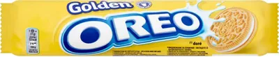 Produktbild von Oreo Golden Kekse 154g – Knusprige Sandwich-Kekse mit Vanillefüllung