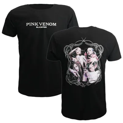 Obrázok produktu pre Tričko BlackPink Pink Venom  Oficiálny merchandise kapely  – XL