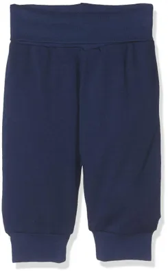 Immagine prodotto di Playshoes: Pantaloni sportivi unisex per bambini e neonati, in felpa, colore blu navy, taglia 92