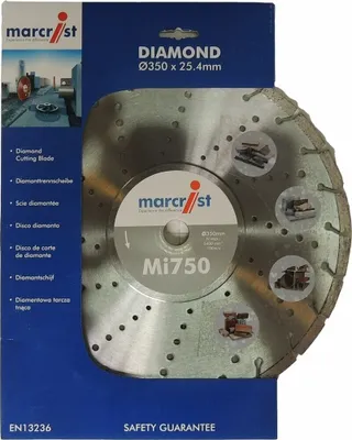 Produktbild von Marcrist Diamanttrennscheibe Mi750 350 x 22,2 mm