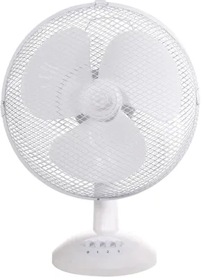 Produktbild von Rhpdf1221 Leichter, tragbarer 30,5-cm-Tischventilator – 3 Geschwindigkeitsstufen, Weitwinkel-Oszillation, starker Luftstrom, leiser Betrieb – für Schlafzimmer oder Büro