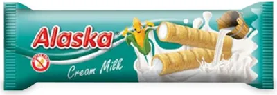 Produktbild von MAISROHLEN GEFÜLLT MIT MILCHCREME, GLUTENFREI 18 g - ALASKA