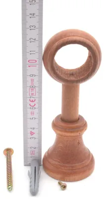 Produktbild von 1 Träger für Stilgarnituren Ø 28 mm Holz Kirschbaum