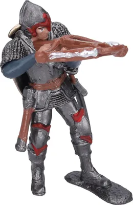 Image de B - Figurine de soldat avec arbalète 9 cm