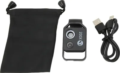 Produktbild von 200X Taschentelefon-Mikroskop, Professionelles Smartphone-Makro-Fotografie-Objektiv, Optisches Objektiv fr Telefonkamera mit 200-facher HD-Vergr??erung fr Au?enaufnahmen, 6000  6500(ohne CPL)