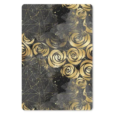 Produktbild von MuchoWow® Mauspad Mousepad Marmor - Gold - Rose - Muster 40x60 cm - Mousepads - Maus Mat - Pad - Mausunterlage - Schreibtisch Accesoire