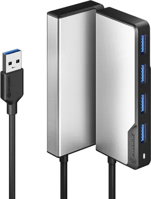 Image de Alogic USB-A HUB 4 in 1                           space grau