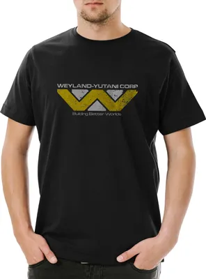 Produktbild von Urban Backwoods Weyland Yutani Corp, Herren T-Shirt, Farbe: Schwarz, Größe: S