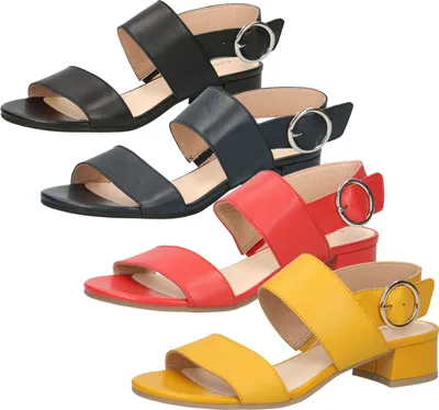 Produktbild von Caprice 9-28202-24 Damen Schuhe Sandalen Leder Sandaletten , Größe:37.5 EU, Farbe:Gelb