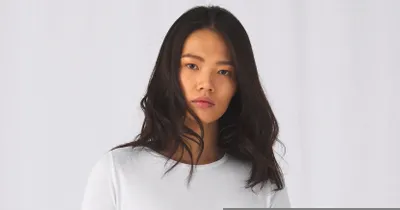 Produktbild von Damen Langarmshirt aus 100 % vorgeschrumpfter, ringgesponnener Baumwolle