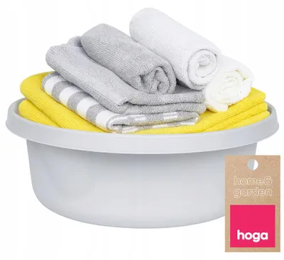 Produktbild von Hoga Kunststoffschüssel Rund 4L Lebensmittelecht Grau