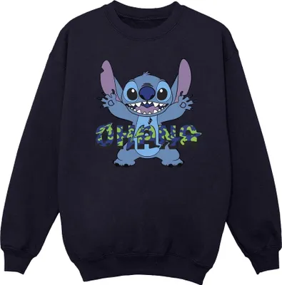 Produktbild von Disney - "Ohana" Sweatshirt für Herren BI31225 (XXL) (Marineblau)