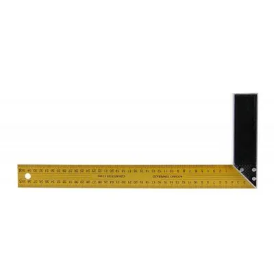 Produktbild von HOBBY Tischlerwinkel 400mm - gelb - Packung mit 1 Stück