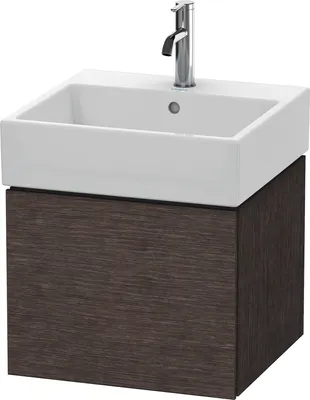 Produktbild von Waschtischunterbau L-CUBE 394x484x459mm eiche dunkel gebürstet eiche dunkel gebürstet