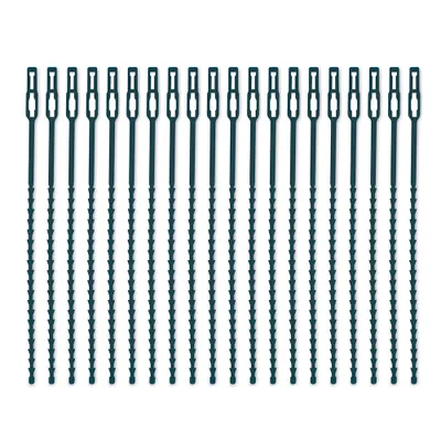 Produktbild von Pflanzenbinder 20 Stück Baumbinder Blumenbinder GARTEN Kabelbinder Binder Grün
