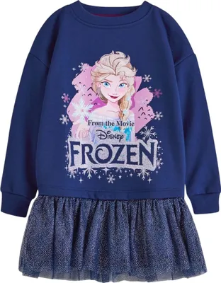 Obrázok produktu pre Frozen - Šaty pre dievčatá NS8256 (98) (námornícka modrá)