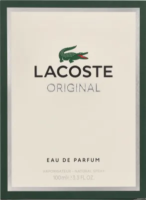 Zdjęcie produktu dla Lacoste Original, Mężczyźni, 100 ml, Perfumy w płynie, Bergamotka, Różowy pieprz, Szałwia muszkatołowa, Lawenda, Drzewo sandałowe, Tonkowiec wonny