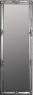 Immagine prodotto di Casa Padrino Specchio da parete barocco argento 65 x H. 190 cm - Specchio barocco fatto a mano con cornice in legno e splendide decorazioni