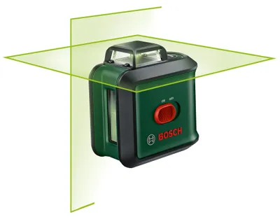 Produktbild von Bosch Universal Level 360, 12 m, 0,8 mm/m, 8°, Horizontal/Vertikal, Grün, 500-540 nm (< 10 mW)