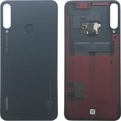 Image de Couvercle de batterie Huawei noir pour P40 Lite E 02353LJE - Neuf