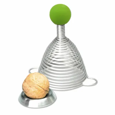 Immagine prodotto di Take2 Naomi Color Nussknacker, Nussöffner, Nuss Knacker, Walnussknacker, Federknacker, Silikonkugel Grün, 20155