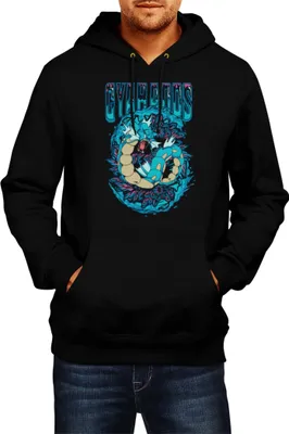 Obrázok produktu pre Pánska Mikina S Kapucňou Japan Anime Manga Pokemon Gyarados, Man S / čierna