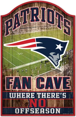 Produktbild von New England Patriots NFL Fan Cave Schild