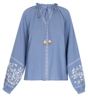 Produktbild von Gaya damen bluse - denimblau, L