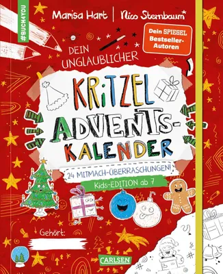 Produktbild von #buch4you: Kritzel-Mitmach-Adventskalender