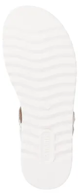 Productafbeelding van Remonte dames leren sandalen met kruisbanden en decoratieve gesp, model D3P53, maat: 41 EU, kleur: wit