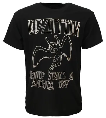 Produktbild von Led Zeppelin USA '77 T-Shirt – Offizielles Merchandise - L