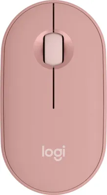 Produktbild von Logitech Pebble 2 M350s, Beidhändig, Optisch, RF Wireless + Bluetooth, 4000 DPI, Pink