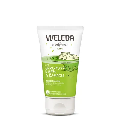 Zdjęcie produktu dla Weleda Kids 2in1 Shower & Shampoo, 150 ml, 2w1 Szampon i Żel pod prysznic, Użytkownicy nieprofesjonalni, Dzieci, Do wszystkich włosów, Czarny, Blond, Kasztan, Czerwony