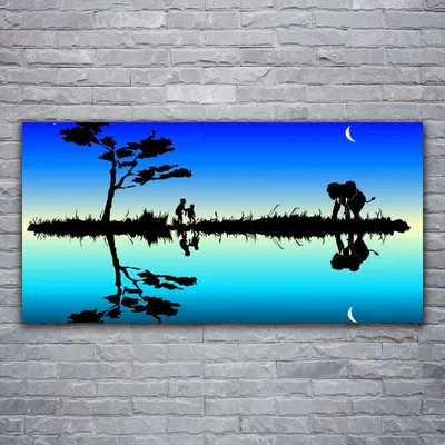 Produktbild von Glasbilder 120x60 Wandbild Druck auf Glas Abstrakt Kunst
