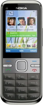 Produktbild von Nokia C5-00, 5,59 cm (2.2"), 320 x 240 Pixel, TFT, 16 GB, 50 MB, 4x