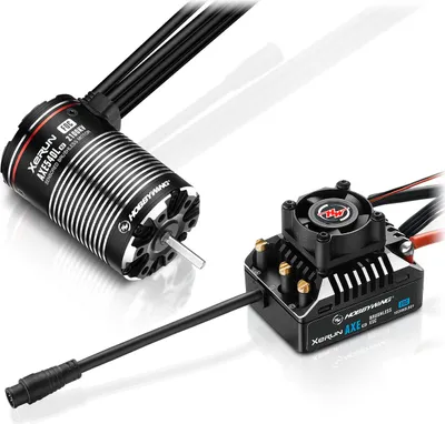 Produktbild von Hobbywing XERUN AXE 540L R2, ESC + Motor-Set, Schwarz, Rot