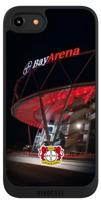 Produktbild von NIVOCASE Handyhülle für Apple iPhone 7  Hülle NIVOpure Case Schwarz Bayer 04 Leverkusen Offizielles Lizenzprodukt Stadion