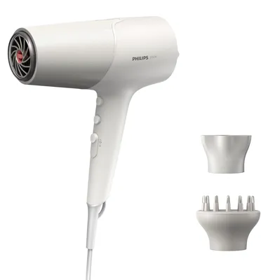 Produktbild von Philips 5000 series BHD501/20 Haartrockner, Gleichstrom, Weiß, Hängeschlaufe, 2100 W, 220-240 V, 232 mm