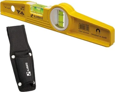 Immagine prodotto di Livella a bolla da 25 cm con valigetta di trasporto - Livella di precisione per misurazioni accurate