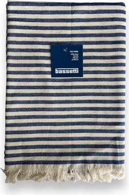 Immagine prodotto di Kimono in raso di cotone Bassetti ISOLABELLA, colore AZZURRO C1, taglia S-M