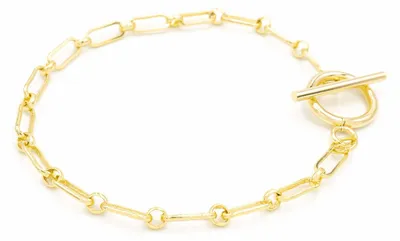Produktbild von Vintageparts Figaro Armband Messing goldfarben Knebelverschluss