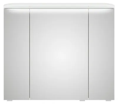 Produktbild von pelipal Spiegelschrank Balto Sprint 85,2 x 17 x 72,3 cm weiß 3-türig LED IP 20