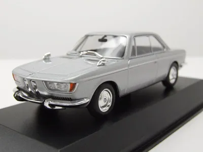 Produktbild von BMW 2000CS Coupé 1967 grau, MXC940025081, Maßstab1/43, MAXICHAMPS