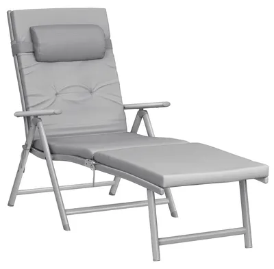 Produktbild von Klappbare Liege mit 6 cm dickem Matratze und abnehmbarem Kopfkissen