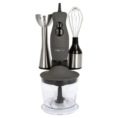 Image de Set Mixeur Plongeant + Batteur + Fouet Inox 200 W Clatronic SMS3777