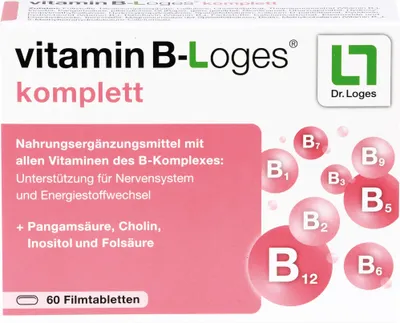 Produktbild von vitamin B-Loges komplett Filmtabletten, 60 St., 60 St. Tabletten