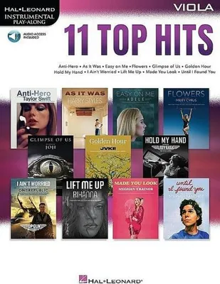 Obrázek produktu pro 11 Top Hits for Viola Instrumental Play-Along