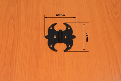 Produktbild von 4 Stück Scharniere Alte Beschläge restaurierungsshop symmetrisch, 7.5cm
